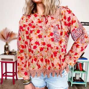 Strawberry Fields Jaded Gypsy Jacket